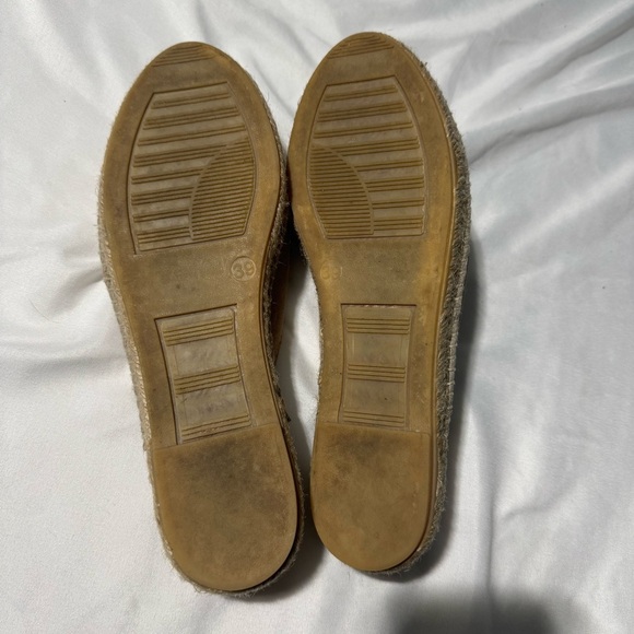 Maypol Espadrille Slides – Size 39 (US 8-8 1/2) Camel Color gold hardware detail - Picture 4 of 12
